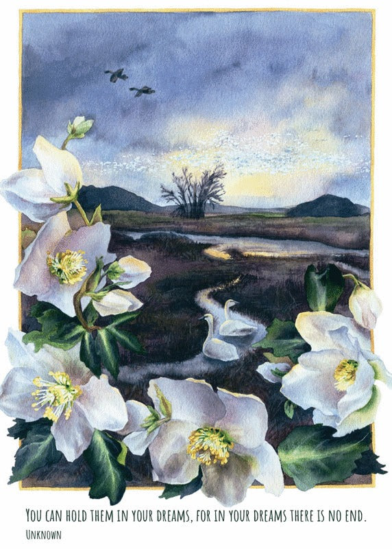 Sympathy Card - Winter in the Valley