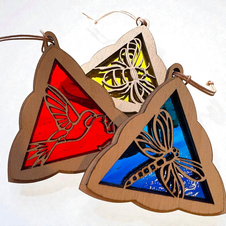 Mini Suncatcher Hummingbird Red