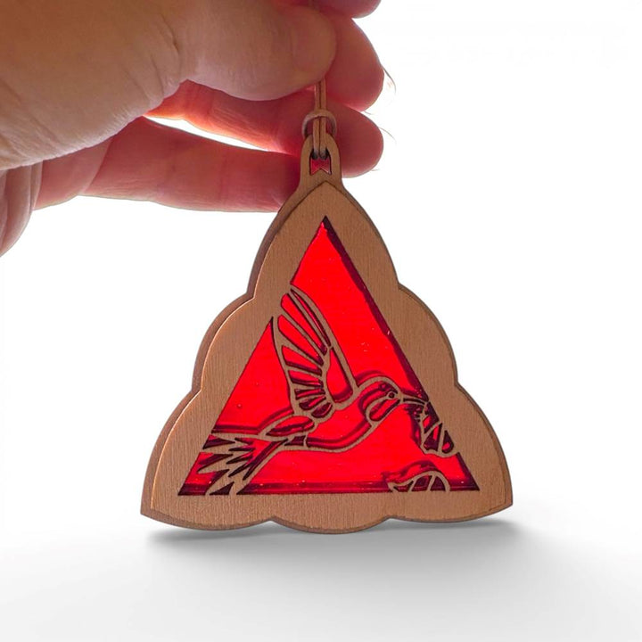Mini Suncatcher Hummingbird Red