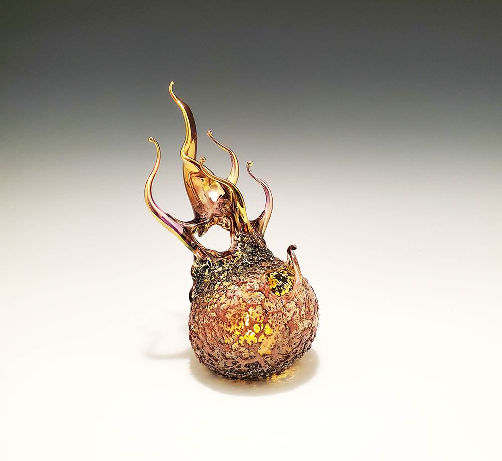 Fireball Votive Volcanic