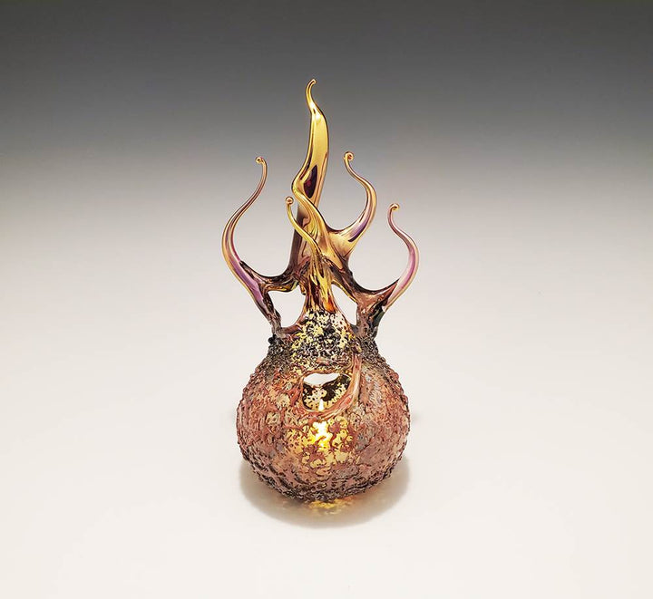 Fireball Votive Volcanic