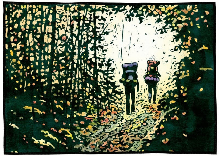 Wedding Card - On the Trail
