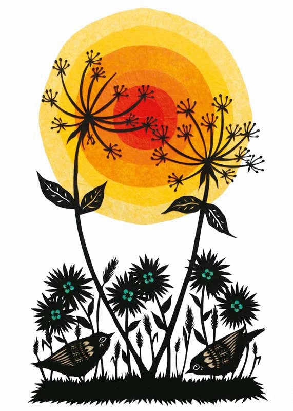 Wedding Card - Reaching for the Sun