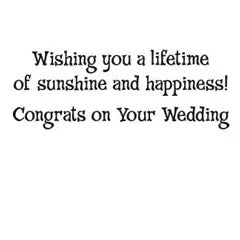 Wedding Card - Reaching for the Sun