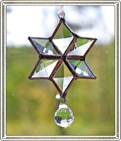 Mini Wishing Star Crystal Suncatcher