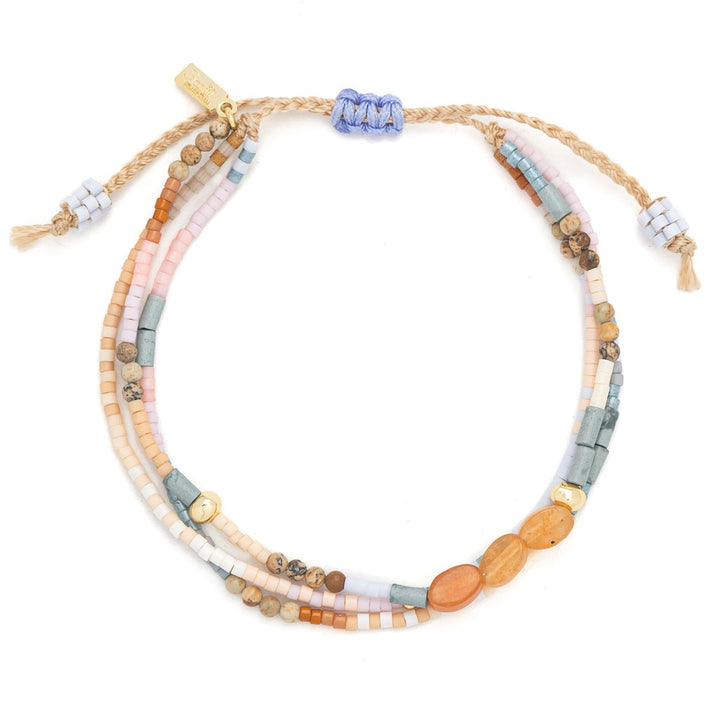 Mixed Media Bracelet Inspiration | Red Adventurine + Gold