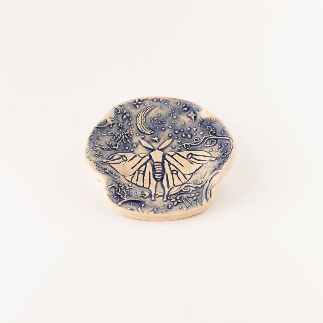 Blue Luna Moth Spoon Rest