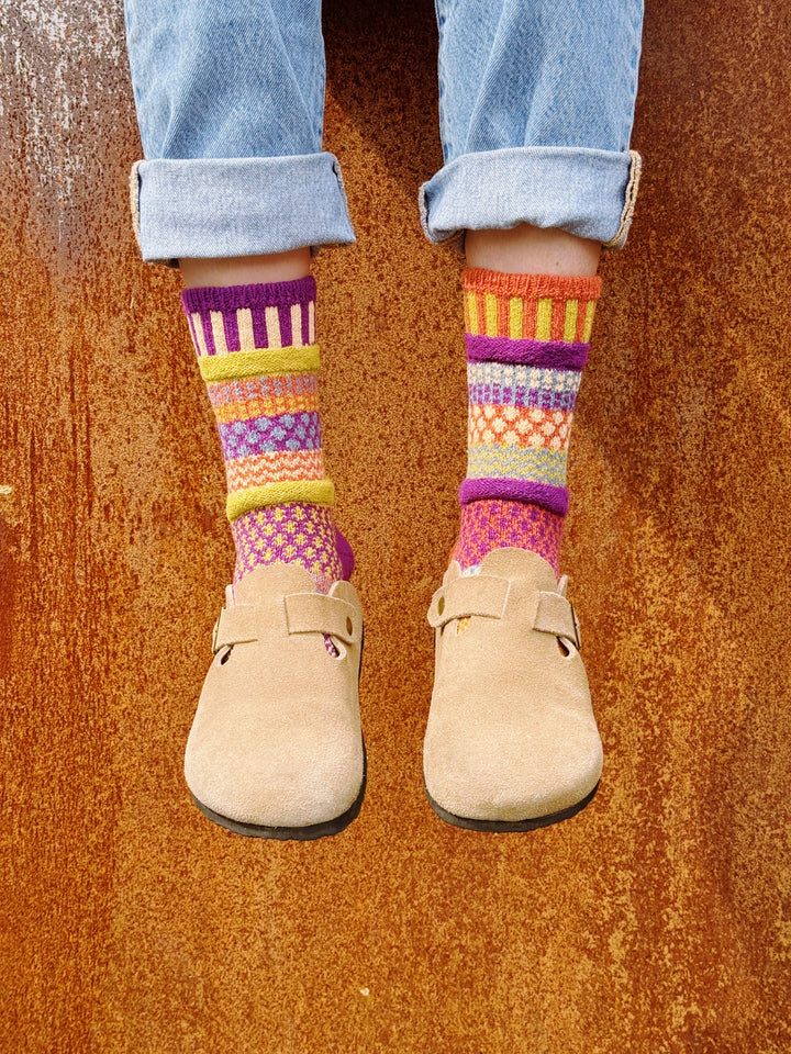 Adult Crew Socks Hazel