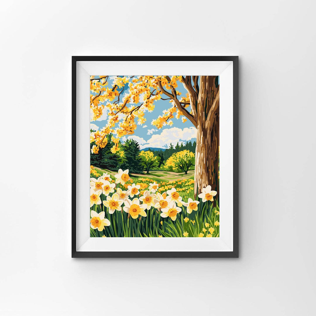 Spring Daffodil Landscape