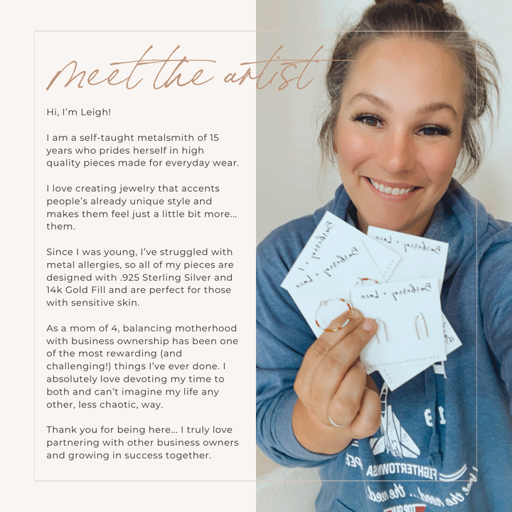 Open Arc Earrings Silver