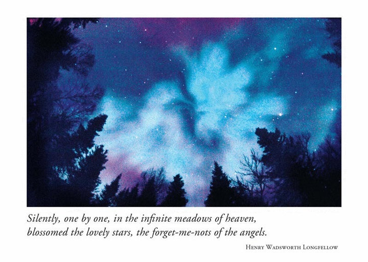 Sympathy Card - Aurora Borealis