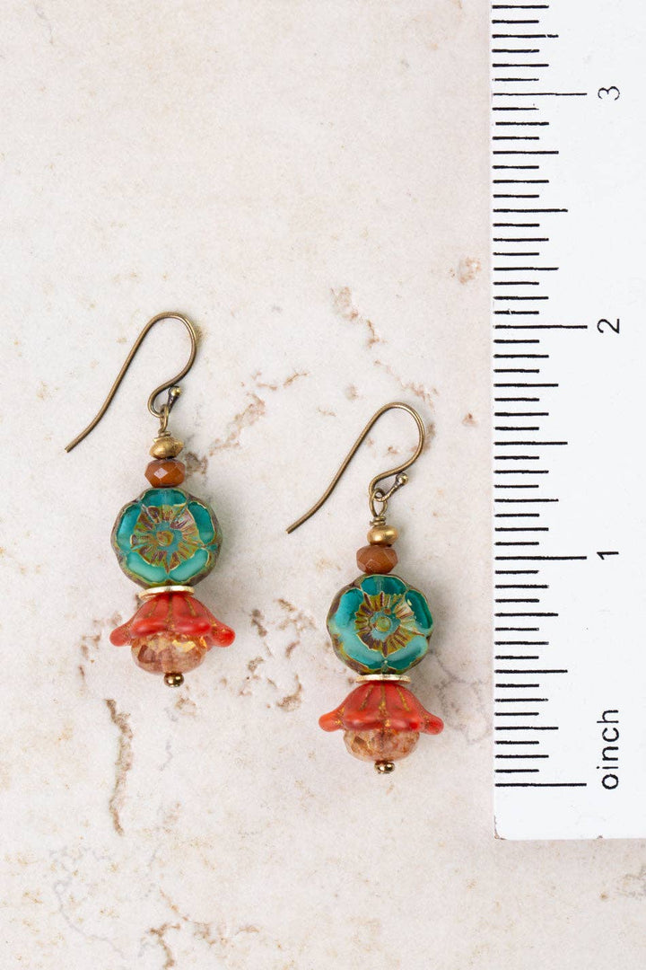 Farmers Market Czech Glass Statement Earrings