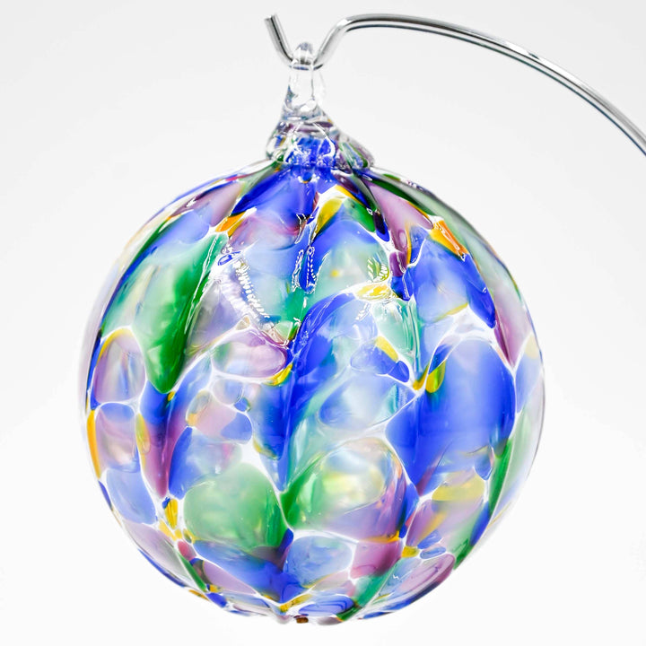 Island Blue Glass Ornament
