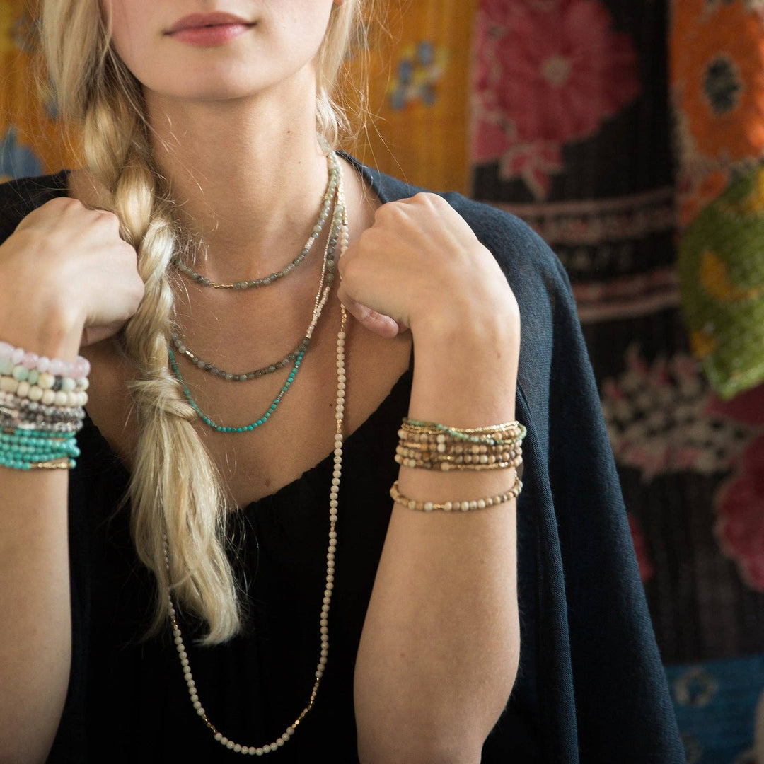 Stone Wrap: Amethyst + Silver
