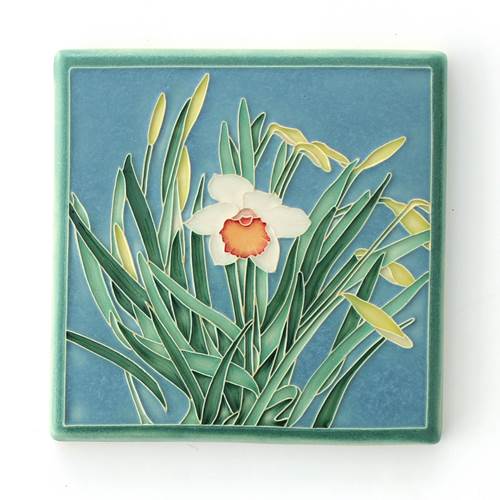 Tile Daffodil White