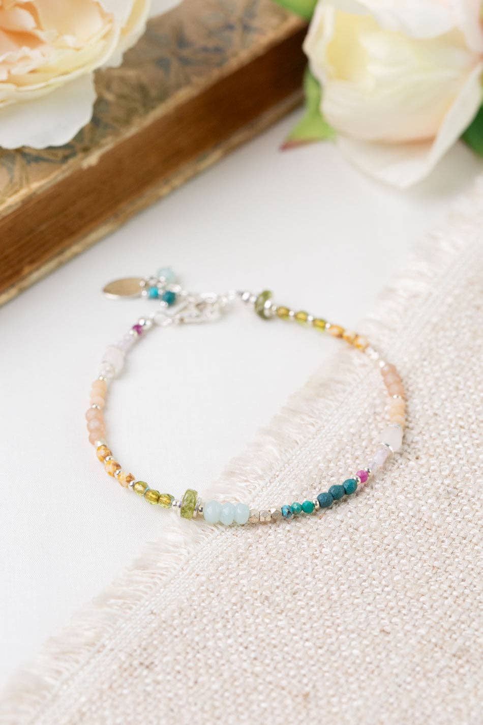 Primrose Kunzite, Turquoise, Amazonite Simple Bracelet