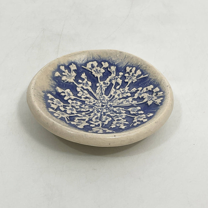 Pottery Dish Bowl - Queen Anne Snowflake