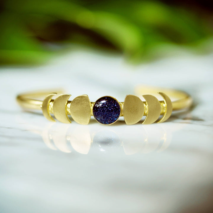 Moon Phase Cuff Bracelet