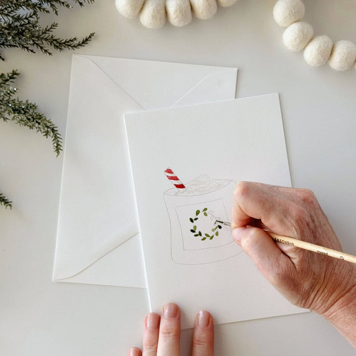 Warm &amp; Cozy Paintable Notecard