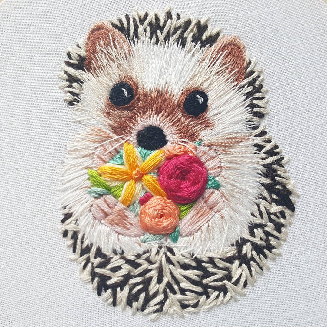 Hedgehog Hand Embroidery Kit