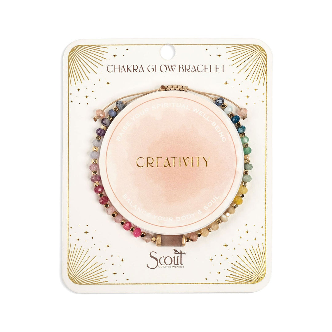 Chakra Glow Bracelet - Creativity + Sacral Gold
