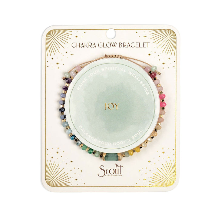 Chakra Glow Bracelet - Joy + Heart Gold