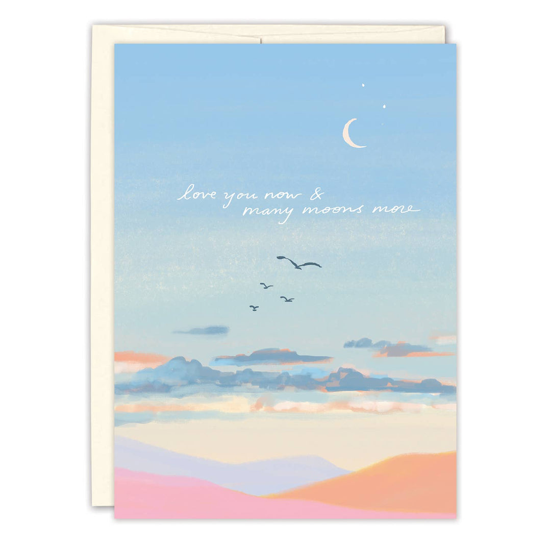Anniversary Card: Many Moons