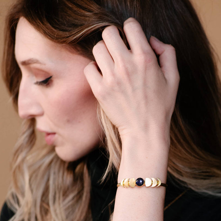 Moon Phase Cuff Bracelet