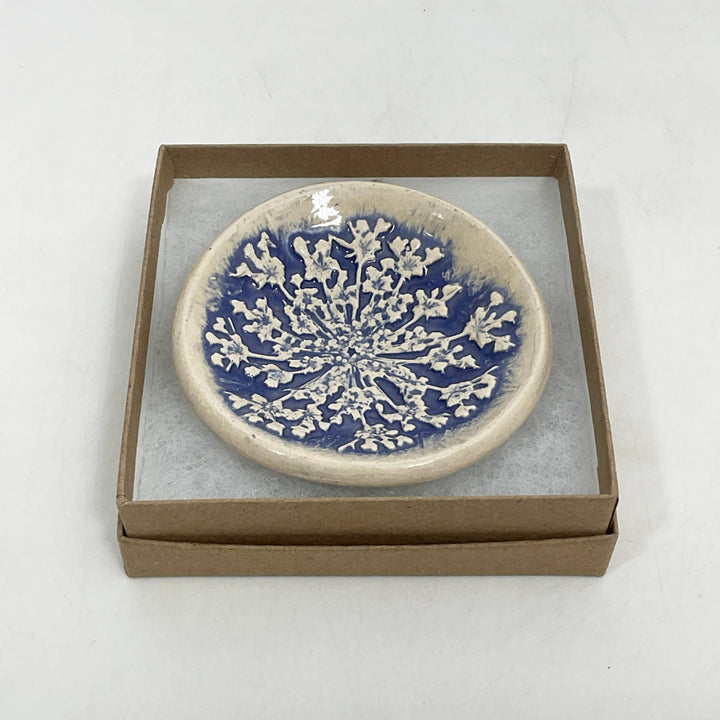 Pottery Dish Bowl - Queen Anne Snowflake
