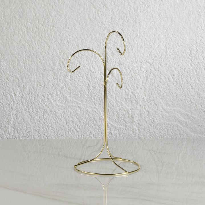 3 Arm Ornament Tree - Brass