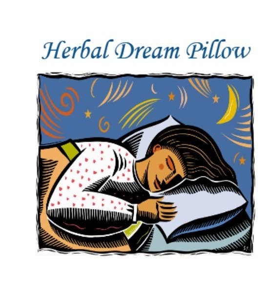 Herbal Dream Pillow SACHET: LOVE / red