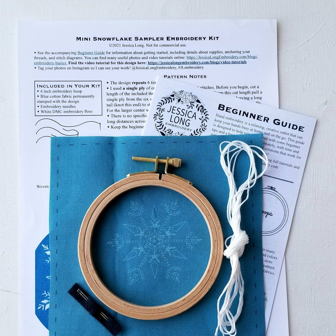 Mini Snowflake Sampler Handmade Ornament Kit