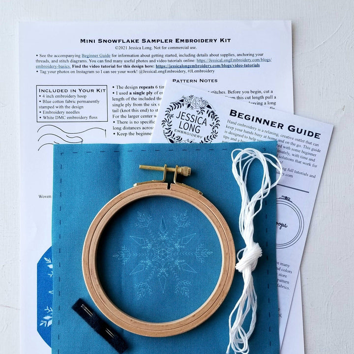 Mini Snowflake Sampler Handmade Ornament Kit