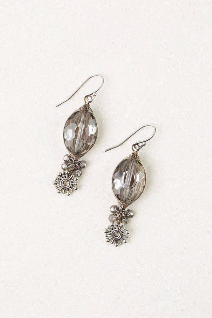 Windsor Castle Crystal Herringbone Earrings