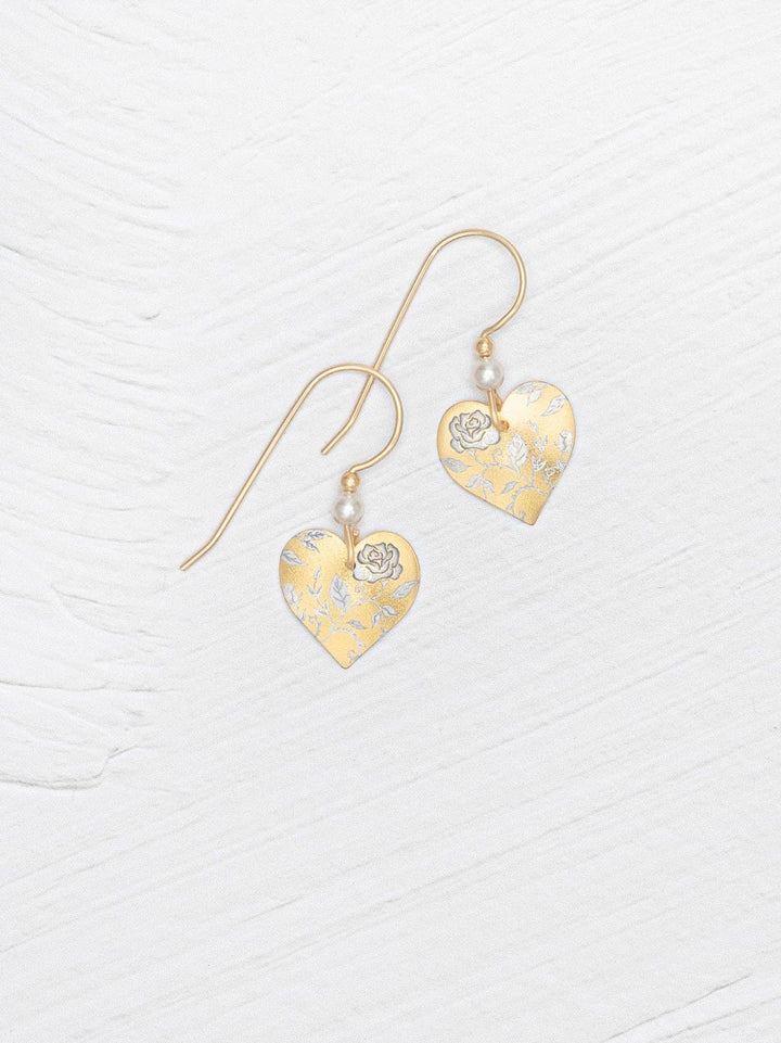 Holly Yashi - Budding Heart Earrings