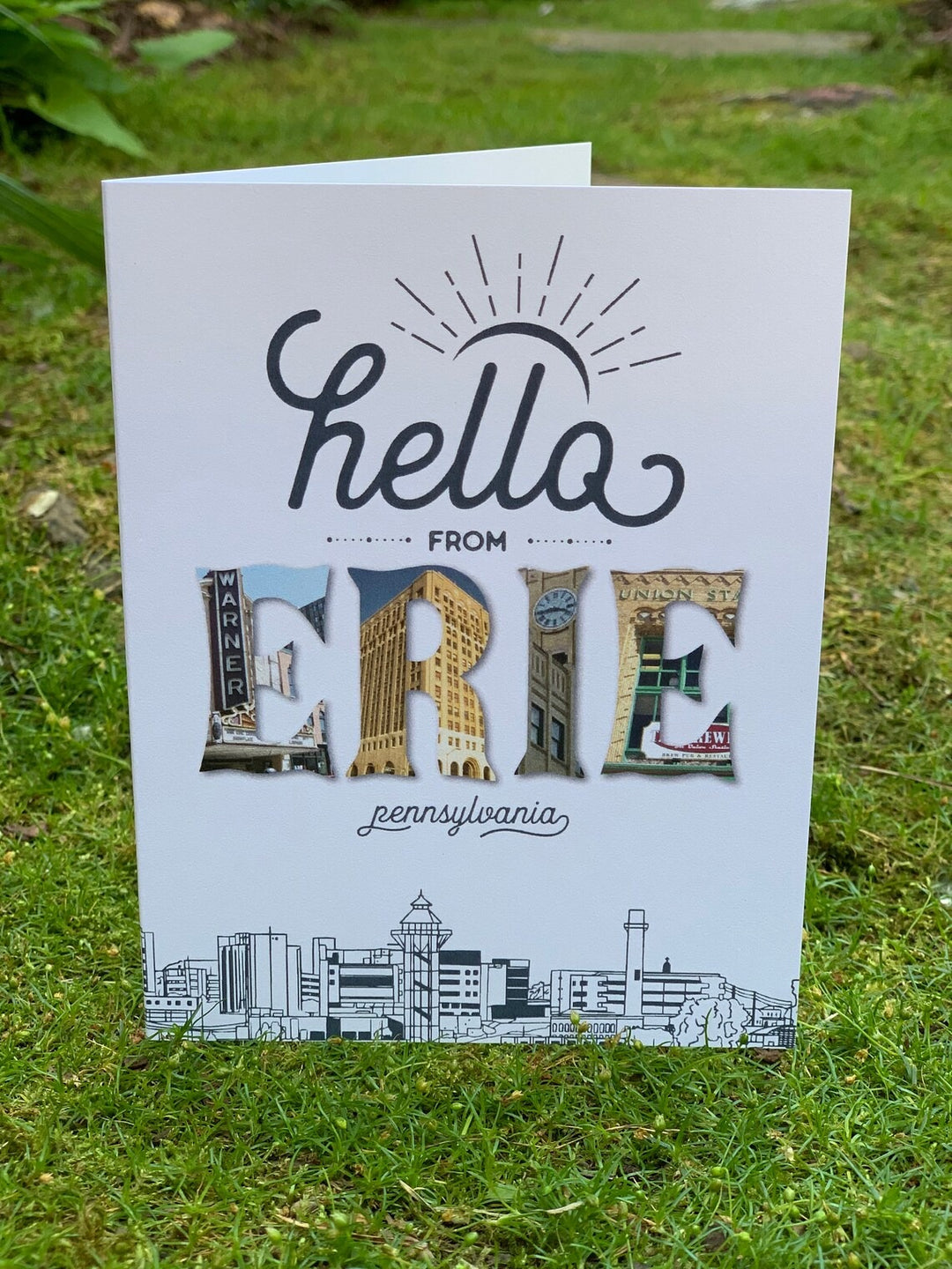 Card Hello From Erie