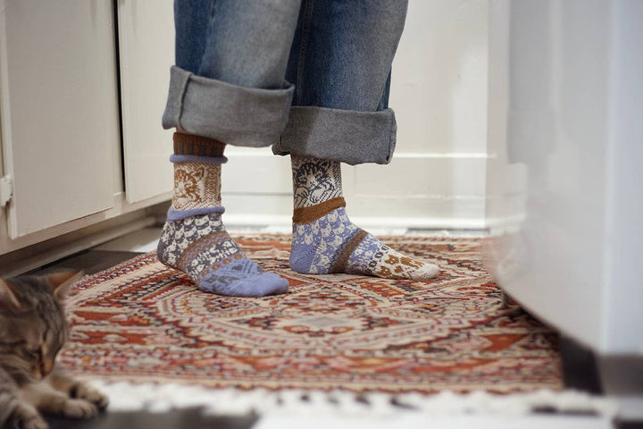 Adult Crew Socks Cats