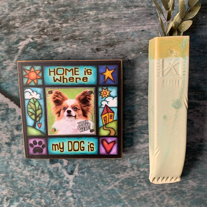 Small Magnetic Frame Home Is Where Dog Is
