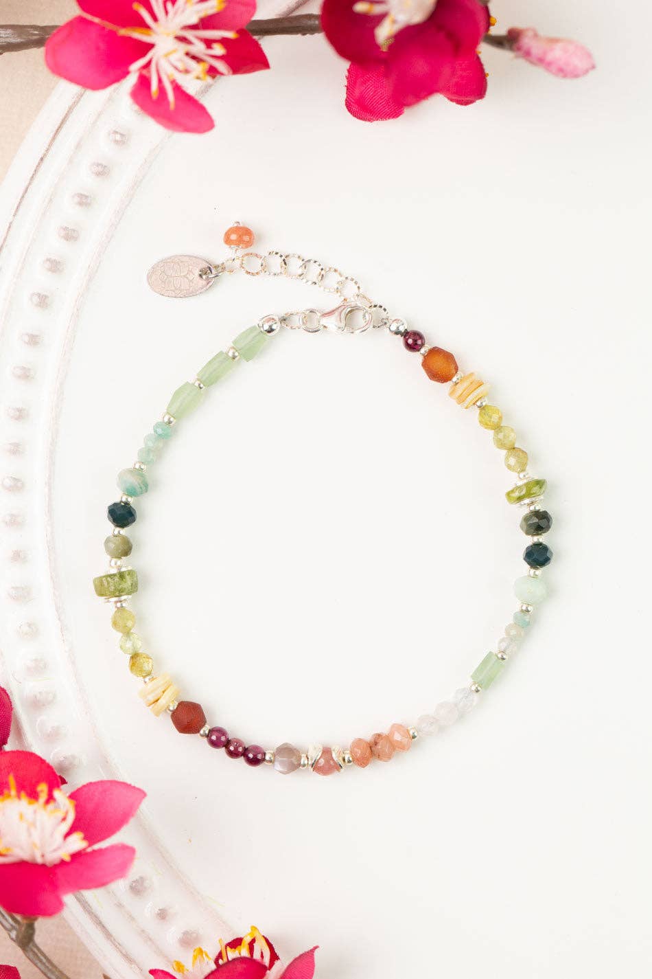 Revolution Carnelian, Amazonite, Garnet Collage Bracelet
