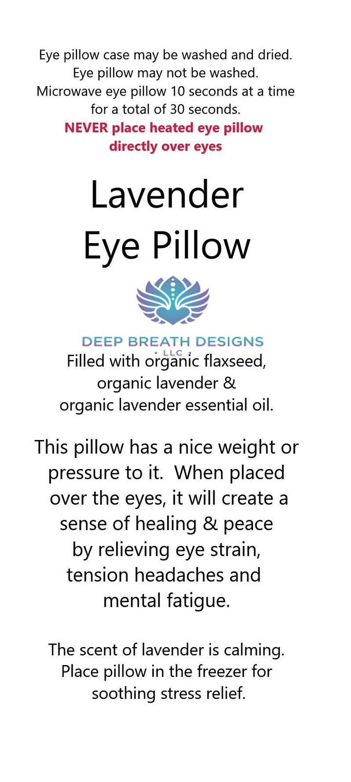 Lavender Eye Pillow