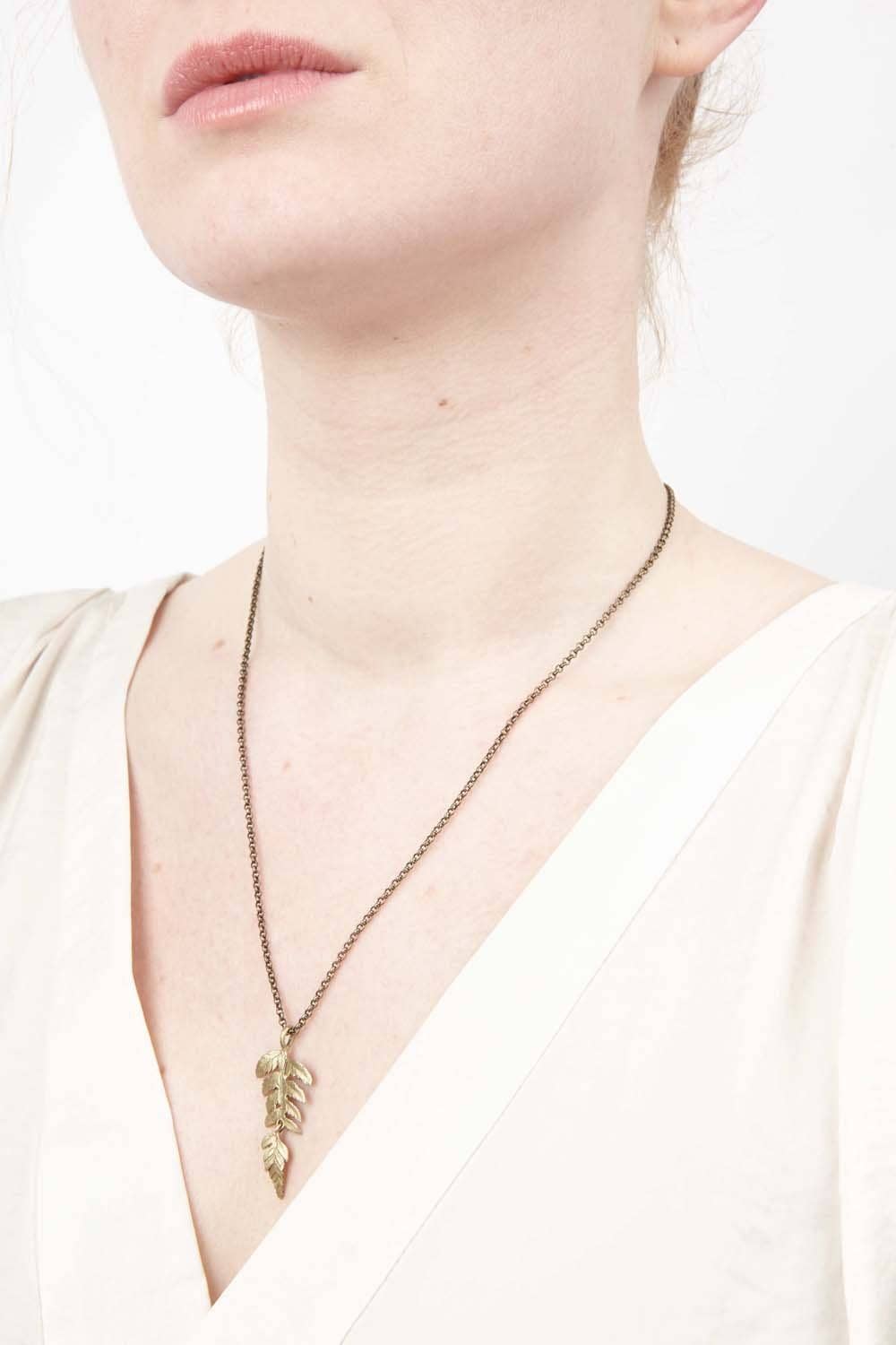 Fern Pendant on Chain