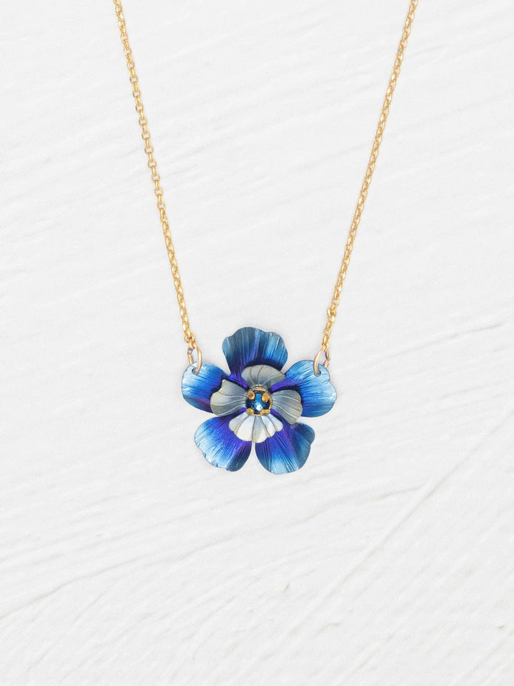 Blissful Bloom Pendant Necklace Bonnie Blue