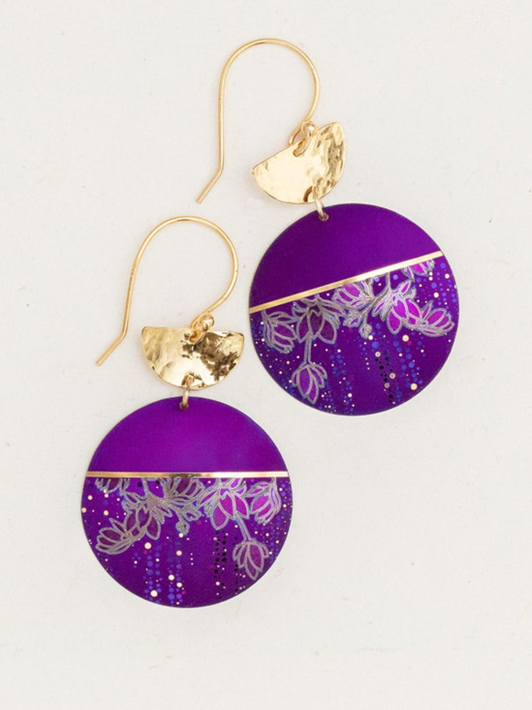 Karina Earrings Plum