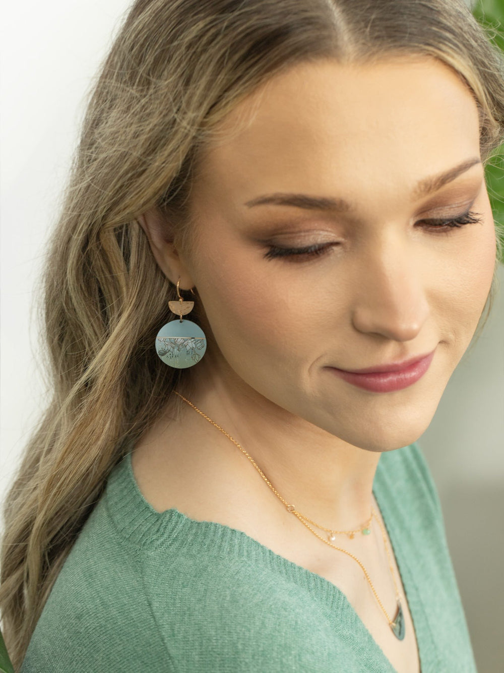 Karina Earrings Sage