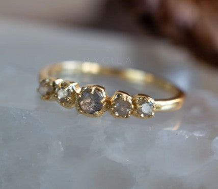 Livy Ring Labradorite 18K Gold Plated