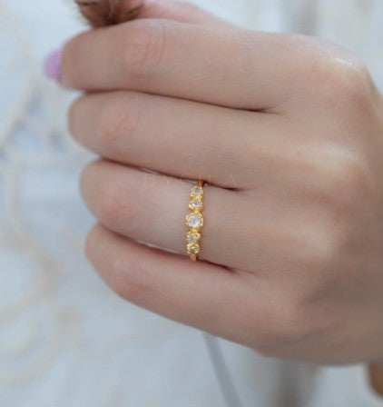 Livy Ring Moonstone 18K Gold Plated