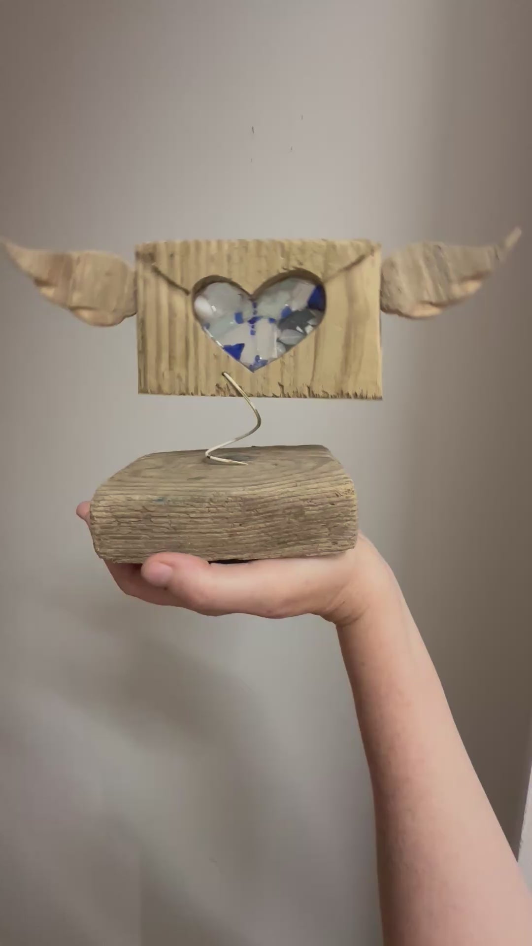 Driftwood Winged Love Letter Bouncy