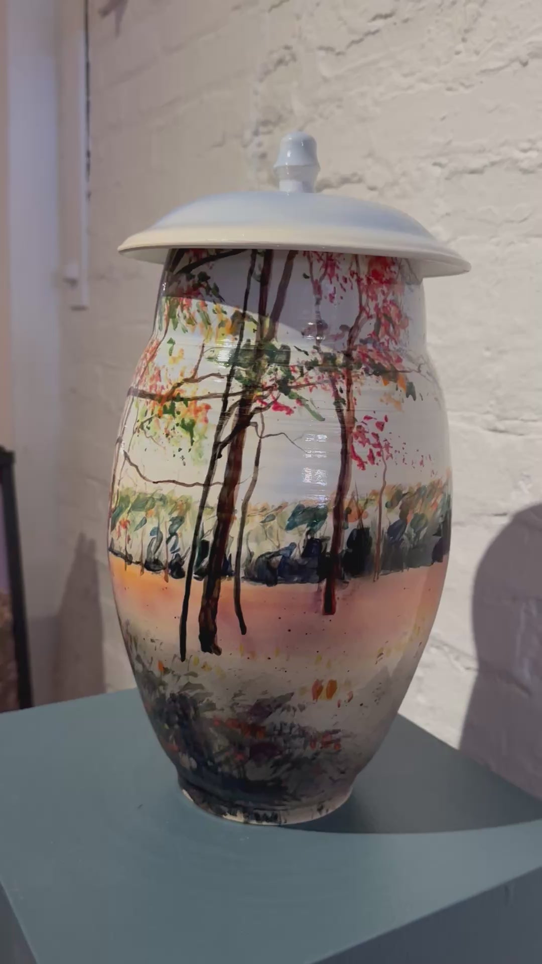 Black Forest Trail Clearing Lidded Jar