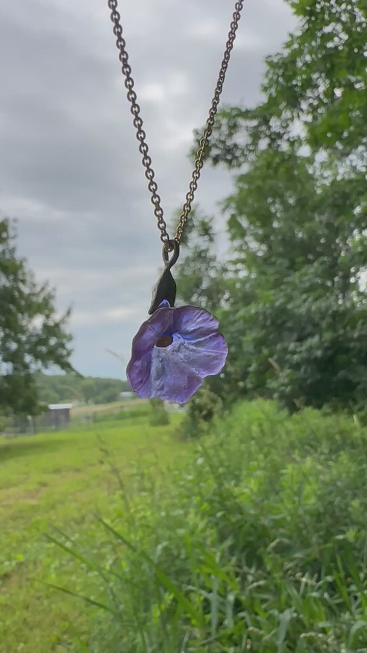 Petunia Pendant Necklace