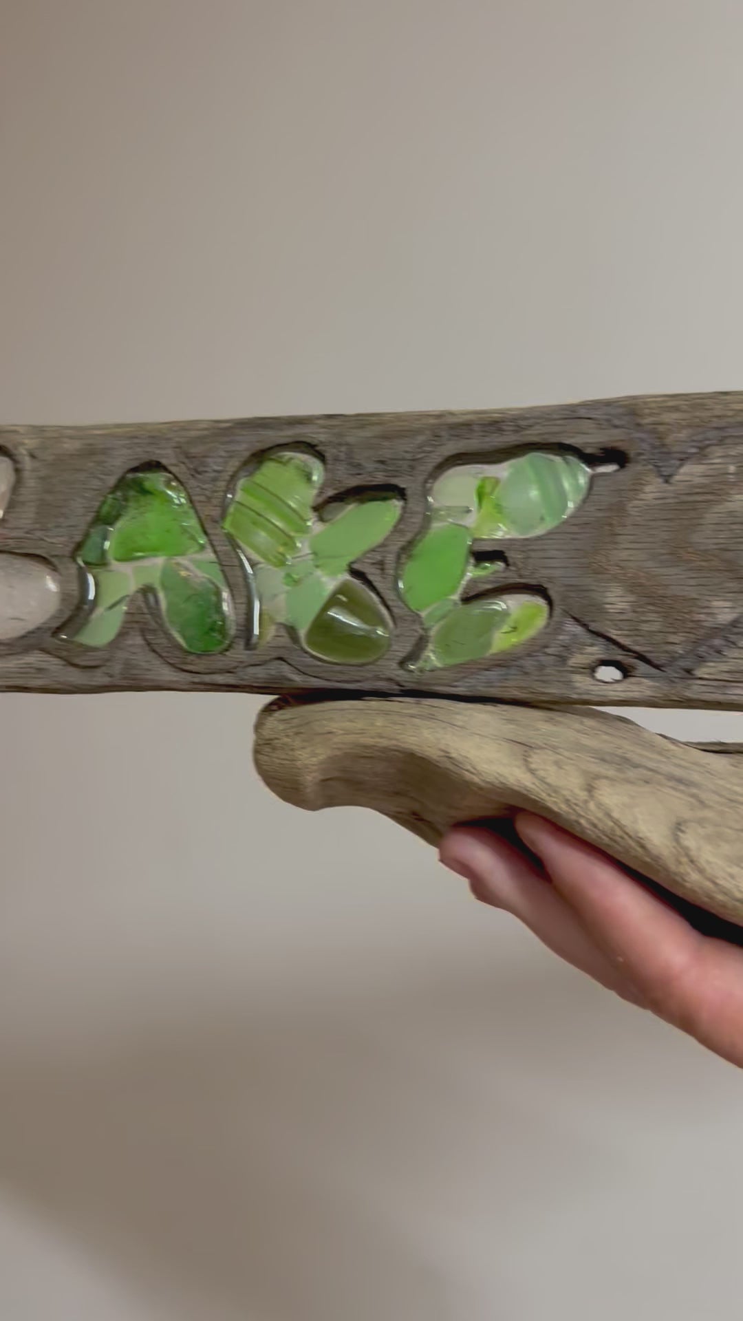 Lake <3 Erie - Driftwood + Beach Glass